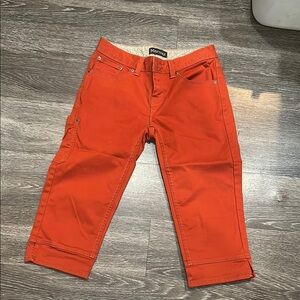 Marmot Orange Hiking Capri Pants Outdoor Utility size 4